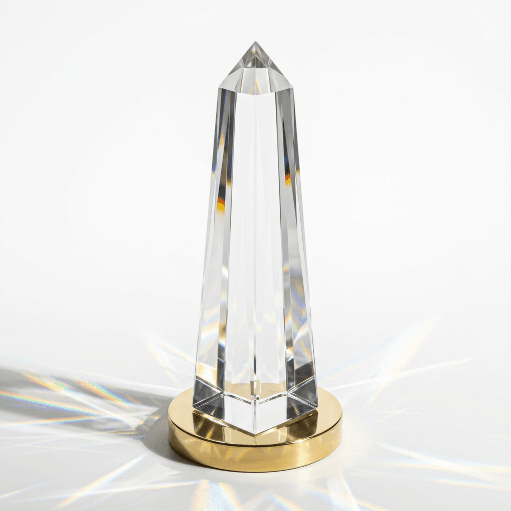 Crystal Obelisk Sculpture