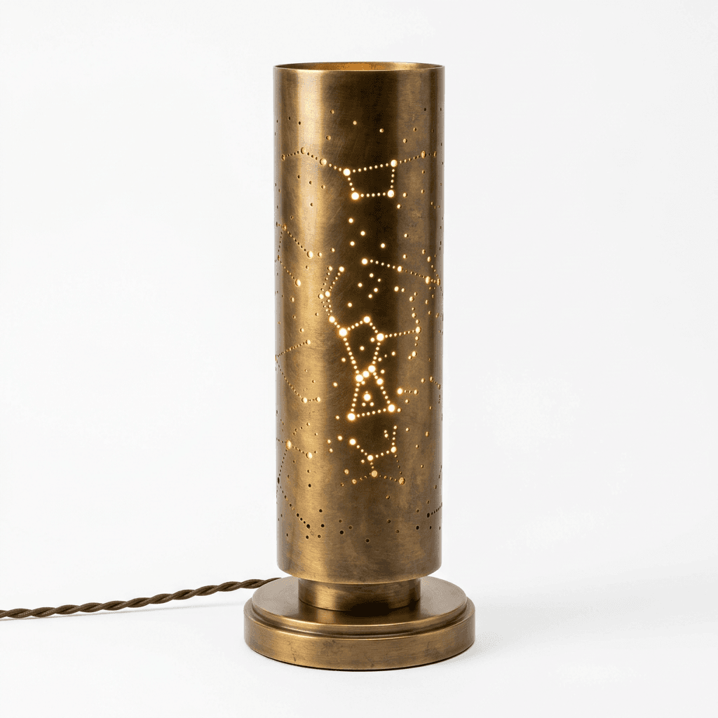 Brass Constellation Table Lamp