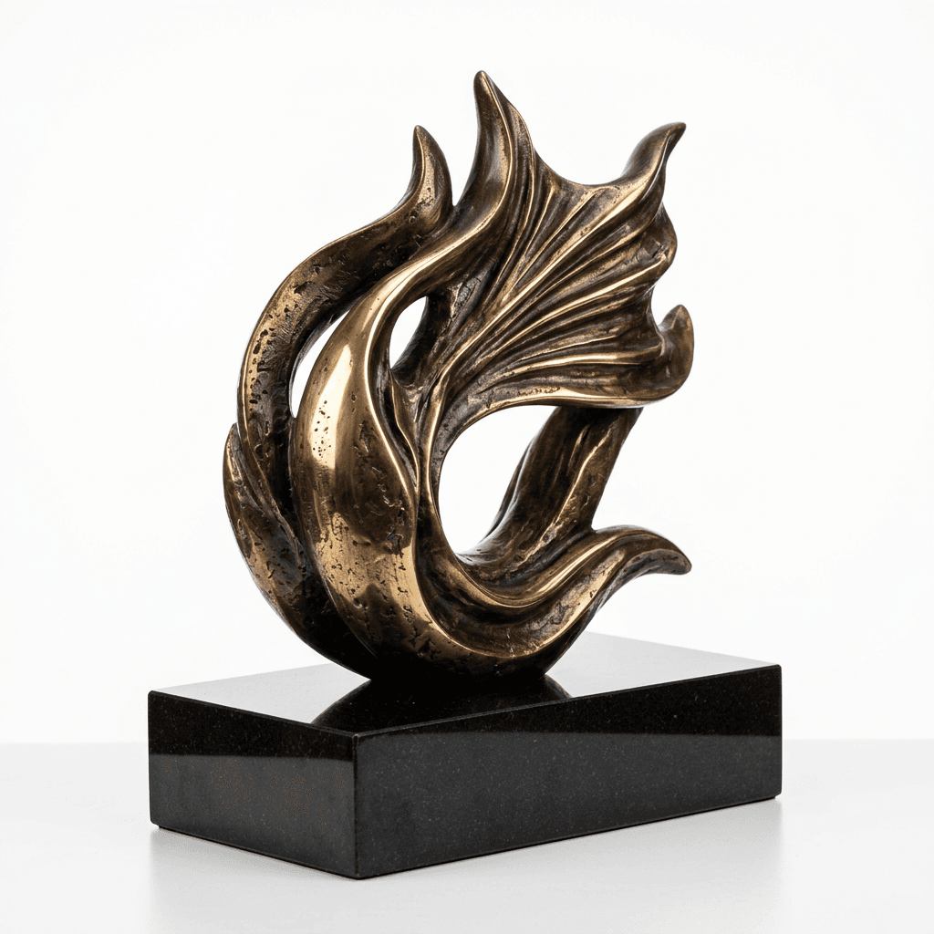 Helios Bronze Abstract Sculpture